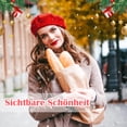 thumbnail image 3 of tredstone Collection de Bonnets d'Hiver en Fibres Acryliques pour Femmes Accessoires Chauds et à la Mode pour Toute Occasion Bérets Rouge Vin, 3 of 6