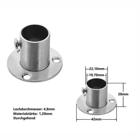 

Gerich Polished Thicken Stainless Steel Flange Connection Wall Anchor Wall Flange