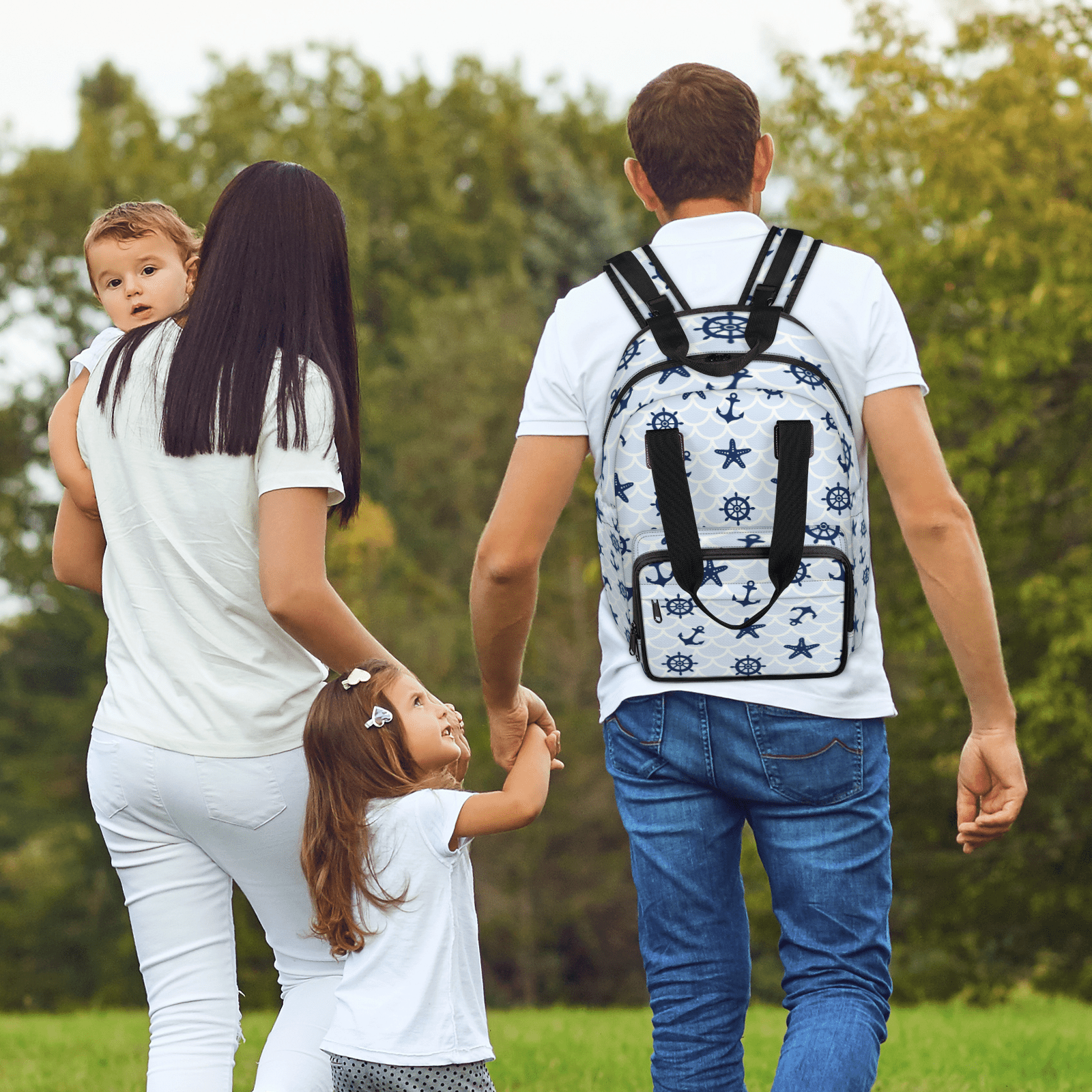 Diaper Bag for Dad Mom,Unisex Multifunction Travel Backpack with USB,Baby Changing Bag for Parents,Large Capacity,Waterproof