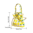 thumbnail image 3 of Bolso Cubo Bolso tipo cubo para mujer, bonito bolso informal con cordón, bolso de lona para dinero, bolso de viaje, Mini bolso Sywqhk Para Estrenar, 3 of 3