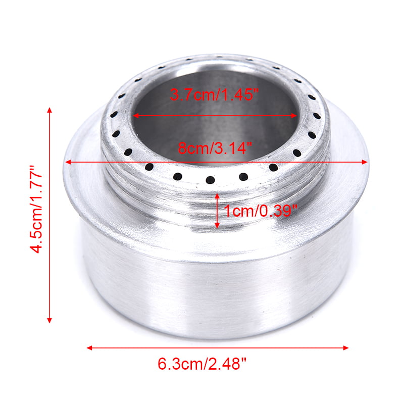 Portable Mini Alcohol Aluminum Alloy Stove Outdoor Camping Picnic Hiking Cook^s^ 