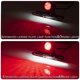 thumbnail image 3 of Luz trasera de rejilla LED retro para motocicleta, luz de señal de freno y parada para matrícula con soporte plateado, 3 of 5