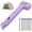 Purple, variant on Multifunctional Camping Hammer & Tent Stake Puller with 8 Tent Stakes, Heavy Duty Tent Stake Hammer, Camping Mallet with Bottle Opener & Storage Handle for Hiking, Backpacking & Outdoor Setup (Khaki)