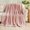 4 - Dusty Pink, variant on Cozy Printed Throw Christmas Blanket - 300 GSM Fleece Throw Size for Home Decoration, Ultra Soft Blanket (Throw - 50" x 60") - I