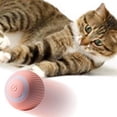 thumbnail image 4 of Bo interactiva automática de juguetes para gatos, 2 modos, silicona ABS de regalo para ejercicio de mascotas Verde Yuyangstore Bola rodante automática, 4 of 8