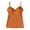 Orange, variant on Women's Everyday Simple Sleeveless Underwear, Women's Built-in Bra Tank Top, Women's Built-in Bra Tank Top