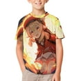 thumbnail image 2 of Genshin Impact Kids Short Sleeve Tee Shirt Novelty Crewneck T-Shirts Unisex Summer Blouse Tops for Boys Girls 140CM, 2 of 8