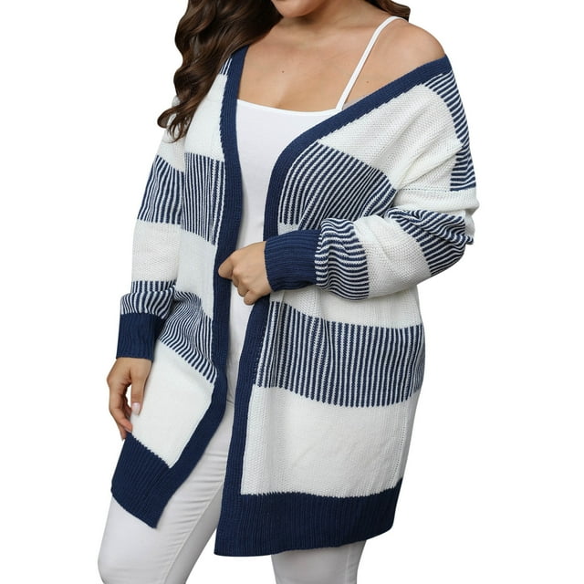 Wyzesi Cute Fall Sweaters for Women Trendy Fall Long Cardigans for Women Batwing Sleeve Open Front Ribbed Knit Oversized Cardigan Sweaters