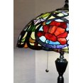 thumbnail image 3 of 2 Light Tiffany Floral Floor Lamp Tiffany Style Floor Light Bailey Street Home 71-Bel-973780, 3 of 4