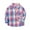 Blue, variant on Ulanda Toddler Kids Boys Striped Long Sleeve Shirt Button Down Lapel Collar Casual Dress Shirt with Pocket Boys Tops (Blue, 6-8 Years)