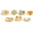D-Gold, variant on Chunky Gold Rings Set for Women Crystal Rhinestone Chunky Tacking Knuckle Rings Statement Stacking Womens Ring Pack