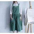 thumbnail image 3 of Femmes Filles Tablier Vintage Travaux de Jardinage Réglables Dos Croisé Coton / Lin Mélange Robe Pinafore, 3 of 4