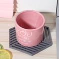 thumbnail image 4 of Almohadilla para tazas Jadeshay 4 Uds. TPR Gris Tipo hexagonal, 4 of 8