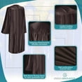 thumbnail image 5 of Endea Graduation Shiny Brown Graduation Gown, 5 of 8