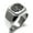 Silver, variant on Tioneer Stainless Steel Letter S Initial 3D Cube Box Monogram Engraved Square Flat Top Biker Style Polished Signet Ring