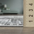 thumbnail image 5 of Loomaknoti Aysal Astern 3' x 5' Abstract Indoor Accent Rug , Gray/Cream, 5 of 9