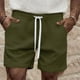 thumbnail image 1 of Ceisia Men's Waffle Knit Casual Shorts with Elastic Drawstring Waist & Side Pockets Gifts, 1 of 4