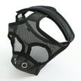 thumbnail image 3 of Lightweight PVC Mesh Dog Muzzle for Biting/Chewing/Barking Control - Breathable Hollow-Out Design Allows Panting & Drinking - Suitable for Alone Time/Home/Walking - Size M, Color Black (HD--550#), 3 of 7