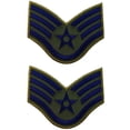 thumbnail image 2 of One (1) Pair of US Air Force Staff Sergeant Rank Subdued Chevron Patches, 2 of 2