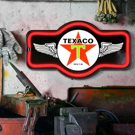 Officially Licensed Texaco Led Sign, Texaco Gas Pump Lava Lamp