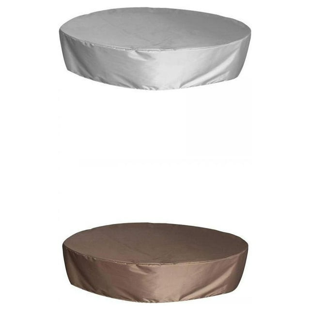koolsoo 2pcs Swimming Pool Cover Waterproof Above Ground Pool Dust Cover