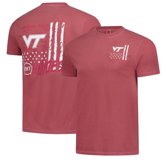 Men's  Maroon Virginia Tech Hokies Comfort Colors OHT Camo Overlay T-Shirt