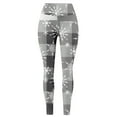thumbnail image 5 of Fiaer Women's Legging Chritmas Tree Snowflake Reindeer Funny Graphic Plus Size Trendy Yoga Pants Soft Slim Fit Fashion Xmas Tight Trousers Grey1 XL, 5 of 5