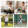 thumbnail image 3 of Resinta 4 Pack Toddler and Boys Joggers Sweatpants Kids Pull-On Active Pants with Drawstring Casual Athletic Clothes, 3 of 10