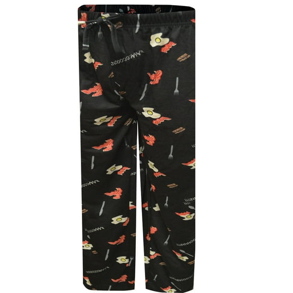 Bronze Eagle Mens Breakfast Bacon Eggs and Sausage Lounge Pants (2X)