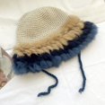 thumbnail image 2 of Bonnet d'Hiver de Couleur Contrastante pour Femmes, 2 of 8