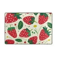 thumbnail image 3 of Strawberry Fruit Area Floor Mats 72" x 48" Soft Non-Slip Large Rugs Nursery Memory Foam Carpets Living Room Doormat for Bedroom Dinning Decor, 3 of 7