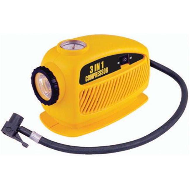 AUDIOP AT944 12V Compact 3 in 1 Air Compressor