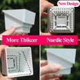 thumbnail image 3 of Succulent Pot Set Cactus Pot Planter Good Air System Breathable Beyond Ceramic Planter Plastic Windowsill Flower Pot, 3 of 7