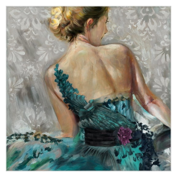 Masterpiece Art Gallery Elegance I Woman In Profile By Frank Parson Canvas Art Print 30" x 30"