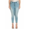 Cello Juniors' Plus Size High Rise Skinny Jean with Exposed Buttons