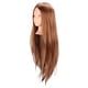 thumbnail image 3 of Trenza de Maniquí, Maniquí de Peinado Marrón Claro Para Abrenamiento para Peluquería, 3 of 7
