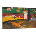 thumbnail image 1 of ARTCANVAS Tahitian Pastorale 1898 Canvas Art Print by Paul Gauguin - Size: 60" x 40" (1.50" Deep) (3-Piece), 1 of 9