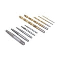 thumbnail image 2 of Gupbes Screw Extractor Drill Bit,Screw Extractor Set,10Pcs Screw Extractor Drill Bit Cobalt Left Hand Damaged Bolt Stud Removers Hardware, 2 of 8