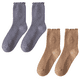 thumbnail image 1 of Calcetines redondos suaves con puntera con bordado floral, 1 of 5