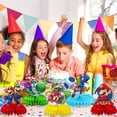 thumbnail image 4 of Honeycomb Centerpiece Super Brother Themed Party Supplies Birthday Party Decoration (7 Pcs), 4 of 8