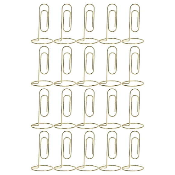 Metal Place Card Holder,20PCS Place Card Holder Table Number Holders Photo Holder Exceptional Craftsmanship