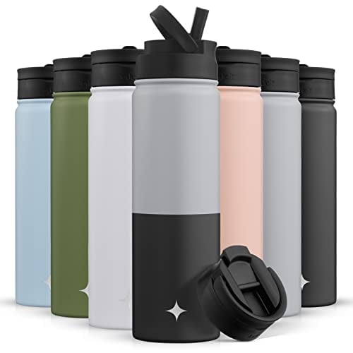 ?JoyJolt botella de agua triple aislada con tapa de paja Y JoyJolt  JoyJolt