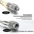 thumbnail image 3 of CAMPINGMOON CAMPINGMOON Z17 High-Pressure Stainless Steel Gas Hose for Outdoor Cooking, Camping, and BBQ - Durable, Rust-Resistant, and Easy to Install, 3 of 6