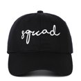 thumbnail image 2 of XIAOCHA Letter Embroidered Dad Hat for Women Adjustable Hat Band Travel Party Ball Cap for Outdoor Casual Hat,Black, 2 of 5