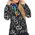 thumbnail image 5 of Yiaed Snake Print Womens Casual Hoodies Crew Neck Long Sleeve Sweatshirts With Pocket Pullover Tops Women's Hooded Sweatshirt-Medium, 5 of 5