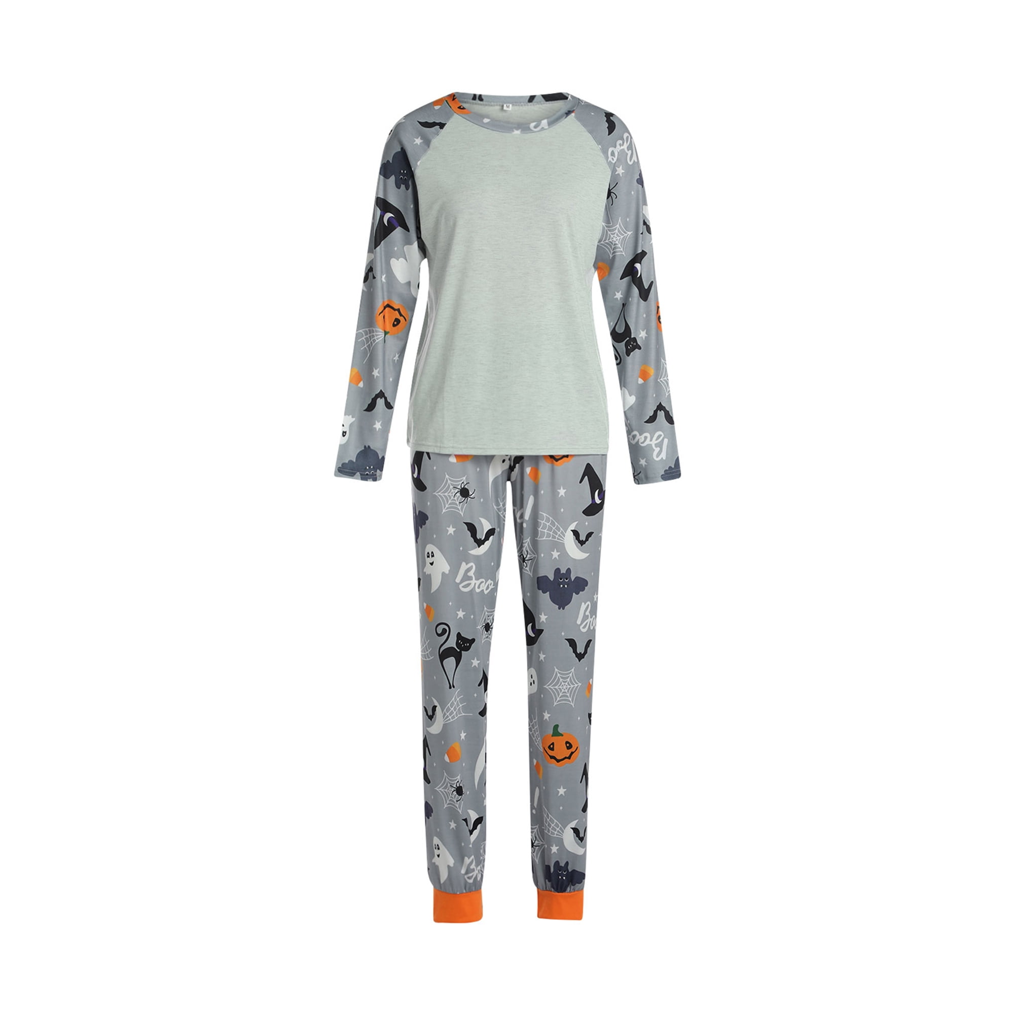Boiiwant Halloween Famille Correspondant Pyjamas Ensemble Adulte Ghost Pumpkin Top Pantalon Walmart