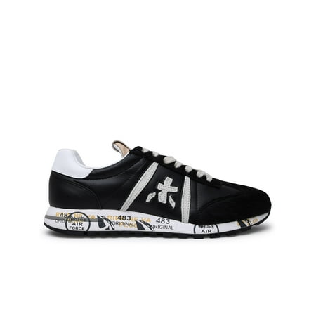

PREMIATA BLACK LEATHER BLEND LUCYD SNEAKERS