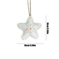 thumbnail image 3 of Beautynvta Christmas Tree Hanging Decoration, Felt Fabric Star Christmas Tree Shaped Hanging Ornament for Christmas Tree Ornaments Christmas Decorations, 3 of 6