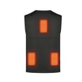 thumbnail image 5 of Sexy Dance Heated Coat for Women Waistcoat USB Heating Vest Sleeveless Waterproof Jacket Electric Men Warmer Solid Color With Pockets V Neck Unisex Black XL, 5 of 6