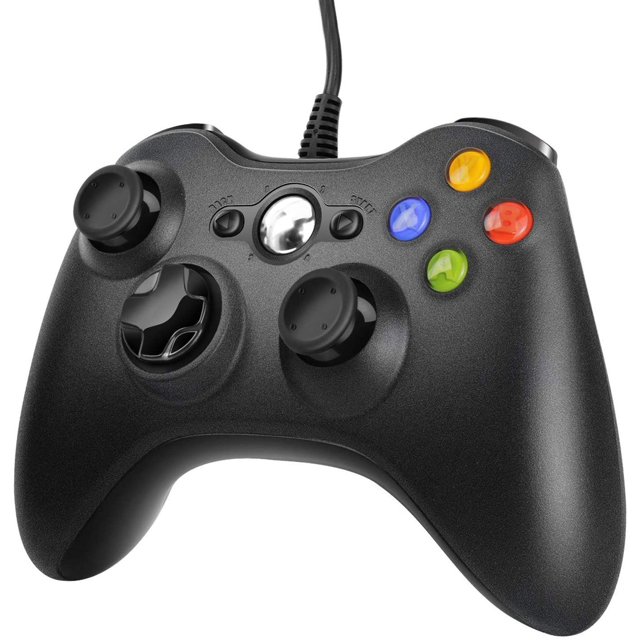 PC Wired Controller USB Joystick Gamepad for Xbox 360 Ergonomic Design WD.WDQZL Hogar